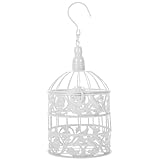 Petite cage à oiseaux décorative – son design créatif et élégant s'harmonise avec de nombreux styles de décoration intérieure, cage à oiseaux en fil de fer
