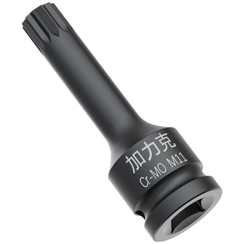 FOCMKEAS 1/2" Drive M11(11mm) Impact XZN Triple Square Spline Bit Socket