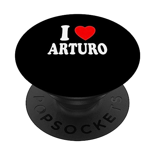 I Heart (Love) Arturo süßes passendes Paar Ehepartner verheiratet PopSockets mit austauschbarem PopGrip