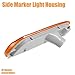 uxcell Car Markers Accessories Side Marker Light Housing Turn Signal Lamp Cover Assembly No.A2038200821 for Mercedes-Benz C230 2002-2007