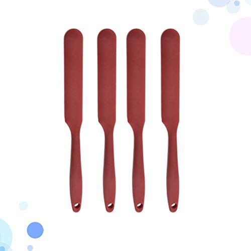 4 pcs Espátula de silicone multifuncional para assar bolo raspador cortador de cozinha Gadget ferram