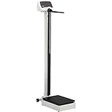 Digital Physician Scale with Height Rod, 600 Lbs Capacity, 11-1/2