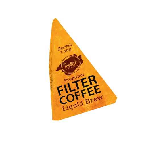 Image of Trelish Premium Filter Coffee Liquid Brew | Single pouch | Serves 1 cup | No brewing required | Just add milk | Trial product