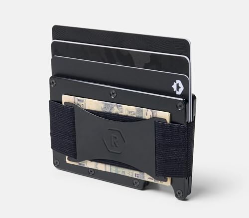 Image of Ridge Wallet for Men - Slim Minimalist Compact Wallet and Card Holder, RFID Protected Front Pocket Wallets for Men with Integrated Cash Strap (NASA Nebula)