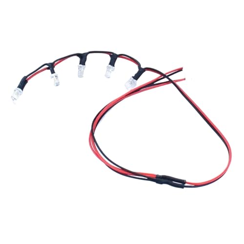 Linterna de foco amarilla para FMS FCX24 K5 techo rc que mejora la visibilidad en ruta
