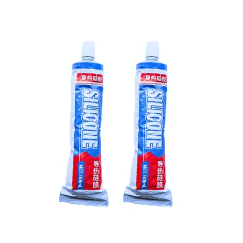 Image of Self adhesive silicon Thermal Paste, for Use in Coolers Heat Sink, CPU and Chipsets, Graphics Card, LED, IC, GPU, VGA, PC Processor, etc. (white, pack of 2)