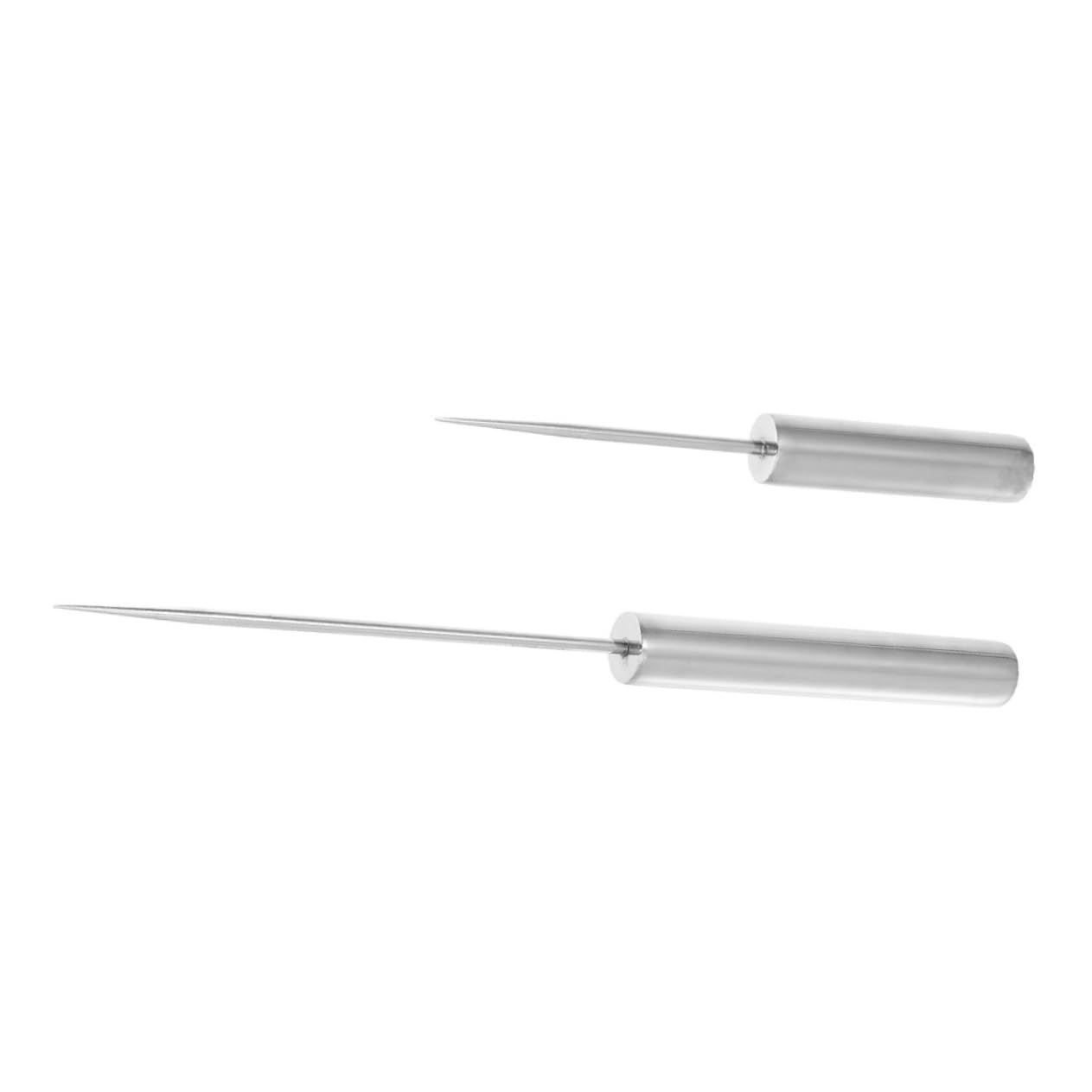 Zerodeko 2pezzi Piccone da Ghiaccio in Acciaio Inossidabile Scalpello da Ghiaccio per Uso Chiodo da Durevole per Bar Punteruolo Freddo