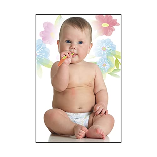 Image of pnf Poster And Frames Cute Babies Waterproof Wall Poster | Pregnant Women, Mothers | For Living, Bedroom | Home Decoration | Best Gifting Option (12x18inch) 1335-1