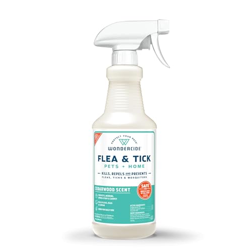Wondercide Cedar Flea & Tick Spray for Pets Plus Home with Natural Essential Oils 16 fl. oz.