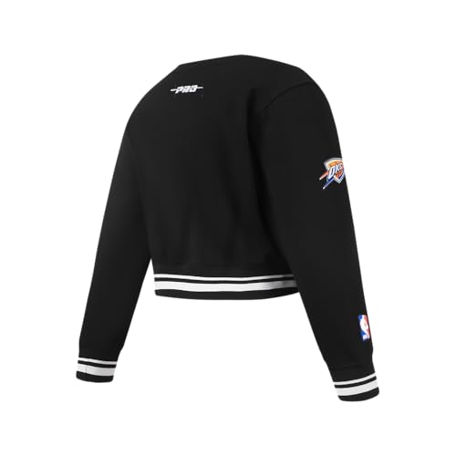 Image of Pro Standard Big Girls NBA Retro Classics Fleece Crewneck Sweatshirt