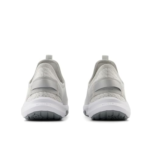 New Balance Women's DynaSoft Nergize Sport V2 Cross Trainer, Grey Matter/White/Limelight, 12 M