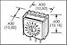 Grayhill Rotary Dip Switch Flush Actuator W Sm. Arrow St - 94HAB08RAT