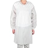 Einweg-Schürze, aus weichem Polypropylen, 25 g/m², Weiß