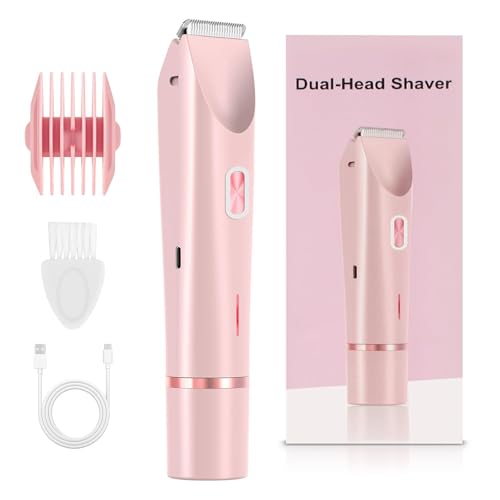 Tangting phoenix 2-in-1 Electric Shaver & Bikini Trimmer for Women - Painless Hair Removal for Body,...