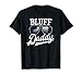 KickerCard - US Poker Apparel Bluff Daddy Poker-Geschenk T-Shirt, Schwarz, Kurzarm, Unisex, S, Klassische Passform, Pokerspieler, Casino-Besucher