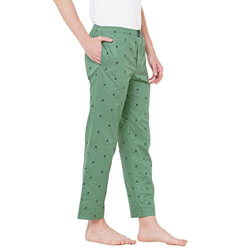 Image of Urban Scottish Men's Lounge Pants 100% Cotton Men's Lounge Night Pant Comfortable Leisure-Wear Lower with an Elastic Waist-Band and Regular Fit Track Pants, Machine Washable Stay at Home