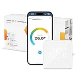 Refoss Smart Thermostat for Combi Boiler/Water Underfloor Heating, WiFi Thermostat Works with Apple HomeKit Siri, Alexa, Google Home, LED Digital Touch Screen