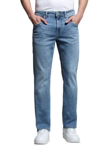 Image of JACK & JONES Men's Regular Fit Jeans | Low Rise | Jeans for Men