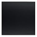 Tenedos 12x12 Black Porcelain Tile for Wall and Floor, Glazed Finish, Bathroom Shower, Kitchen Backsplash, Indoor Use (Exact Size 11-7/8 in) (1 Piece)