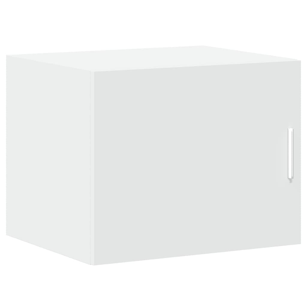 vidaXL Wall Cabinet, Storage Cupboard for Living Room, Wall Mounted Cabinet with Storage, Hanging Cabinet, Modern Style, White Engineered Wood