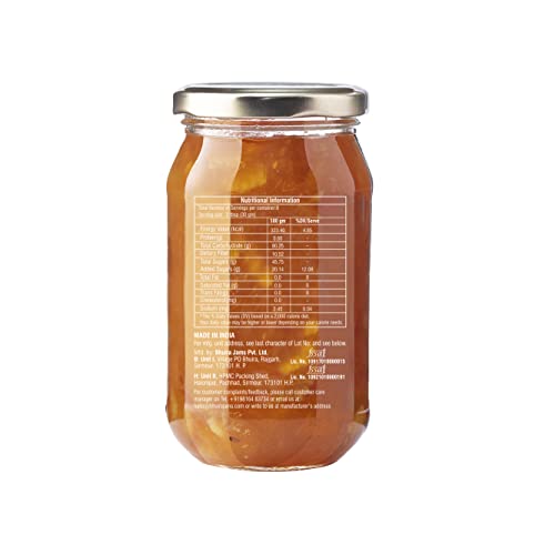 Image of Bhuira Three Fruit Marmalade - 470g | All Natural - No Added Preservatives, Artificial Colors | Handmade Himachal Vegan Spread | Breakfast Toast Jam | Healthy Snack, Guilt-Free