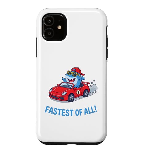Fastest Of All Kids ���킢���T���̃��[�X�J�[�f�U�C�� �j�̎q�p �X�}�z�P�[�X iPhone 11 �p
