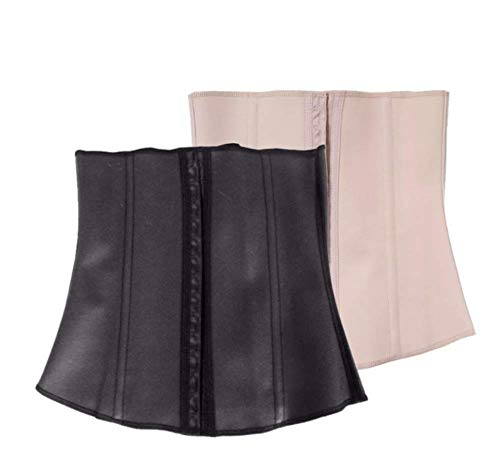 Cinta Modeladora Emborrachada Feminina Body Shaper (Creme, GG)