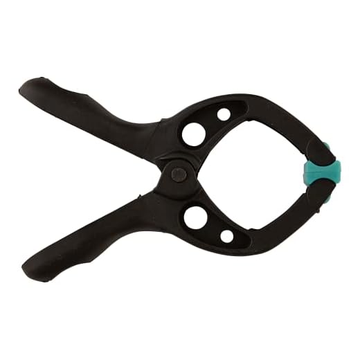 wolfcraft Juego de pinzas con resorte microfix, 4 piezas I 3432000 I De aplicación universal, especialmente adecuado para la fabricación de maquetas