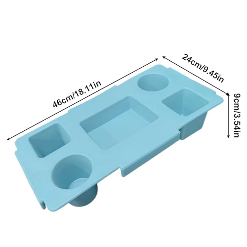 Support multi-fentes pour boissons et collations de plage durable - 3