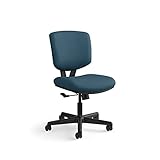 HON Volt Low-Back Task Upholstered Computer Chair for Office Desk, Blue