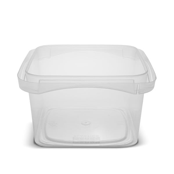 Berry Plastics SelecTE IML PP Tamper Evident Square Container, 12 oz, Clear | 720/Case