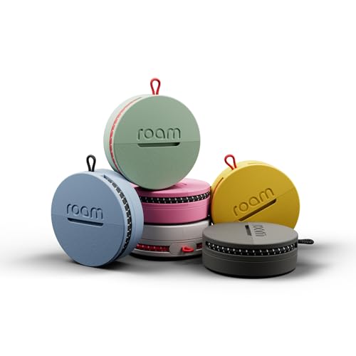 ROAM SMART TRACKER: Built in Elastic Strap, Free Global Tracking, Waterproof, Alerts, Made with Recyclable Plastic (Works with Apple Find My & Android Find Hub) (Assorted, Set of 6)