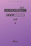 beste Bereichsleiterin lädt Planer: inkl. Kalender 2020/2021 für die Ausbildung o. Weiterbildung | Perfekt für Frauen u. Mädchen, die eine bestimmten Bereich leiten | Ausbildungsbeginn Geschenk
