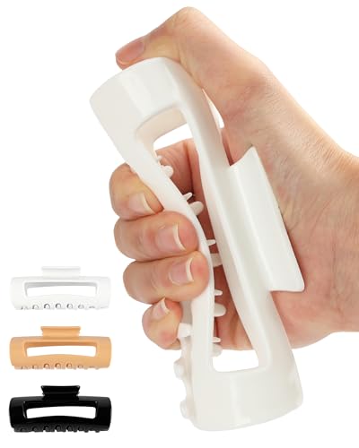 Adatta a tutti i tipi di pettinatura: Che i capelli siano lisci o ricci, folti o sottili, queste pinze per capelli a denti larghi li afferrano con facilità. L’apertura flessibile permette una chiusura dolce e senza sforzo, senza strappare o segnare i capelli, consentendo di ottenere un look ordinato, naturale ed elegante adatto a ogni occasione.