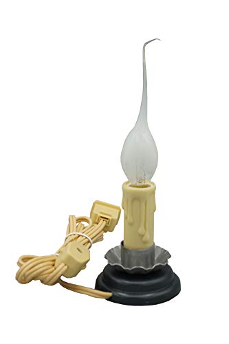Creative-Hobbies-Rustic-Country-Candle-Lamp-5-in-OnOff-Switch-Metal-Trim-Plug-in Creative Hobbies Rustic Country Candle Lamp 5 in OnOff Switch Metal Trim Plug in