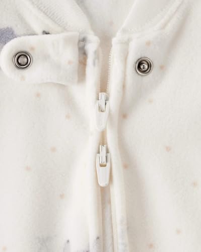 Image of Carter's Unisex Baby Sleep Bag (White Elephant, 0-3 Months)