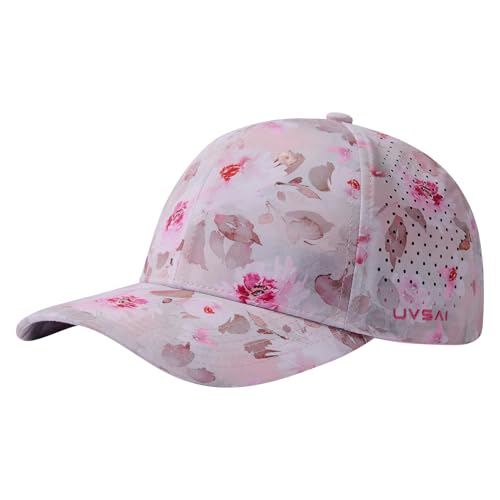 Image of UPF 50+ Performance Water Resistant Baseball Cap Lightweight Breathable Hat Golf Running Boat Hiking for Men Women