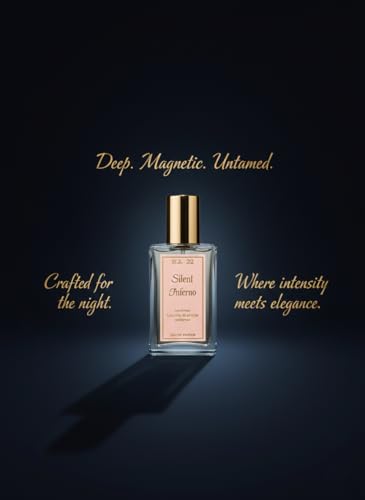 Image of Silent Inferno Eau de Parfum | Long Lasting Spicy Woody Perfume with Cinnamon, Lavender & Amber | Luxury Unisex EDP, 25ml