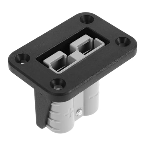 ULTECHNOVO Battery Connector Kit with Fixed Bracket Quick Connect Disconnect Plug for Automotive Use Durable Mounting Panel Cover for Winches Lifts and Motors