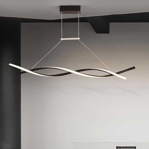 Lámpara de techo LED de 100cm regulable en altura para salón