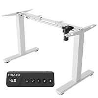 Amazon | YIHAYO ローデスク 脚のみ 高さ46-72cm 昇降デスク
