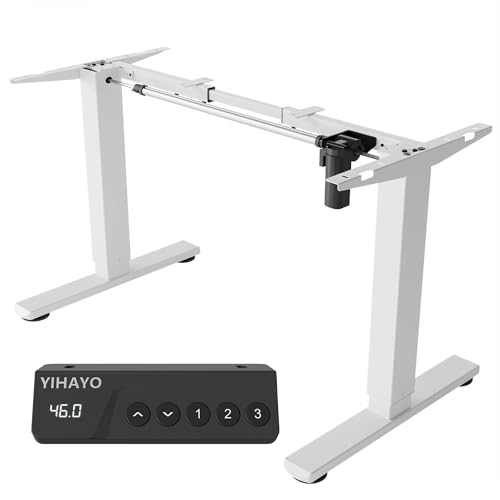 Amazon | YIHAYO ローデスク 脚のみ 高さ46-72cm 昇降デスク