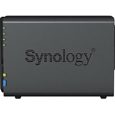 Synology DiskStation DS223 NAS Server with RTD1619B 1.7GHz CPU, 2GB Memory, 2TB SSD Storage, 1 x 1GbE LAN Port, DSM Operating System