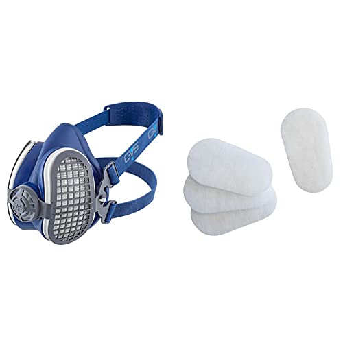 Maschera Antigas GVS Elipse A2P3 | Protezione Da Gas Organici, Vapori E Polveri | Filtri Fino A 5000 Ppm | Taglia S/M