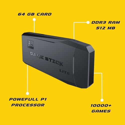 Image of Play Retro | 90s Blast Box Wireless Console | Built-in 10000+ Retro Games HDMI Output Dual Player - 4K Supported | Plug & Play Ready