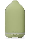 Modo de Niebla Ajustable y Temporizador - En el modo de niebla intermitente, con 30 segundos encendidos, 30 segundos apagados, los difusores eléctricos de aromaterapia se pueden usar intermitentemente durante 6-8 horas; 3-5 horas en modo de niebla continua. El difusor de aceite de piedra tiene 4 modos de ajuste de tiempo: ON / 1H / 2H / 4H. La estructura antirruido de menos de 20db garantiza un ambiente cómodo y cálido para dormir.