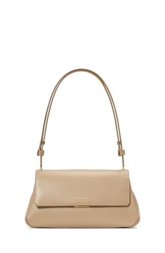 kate spade new york Grace Fine Grain Leather Shoulder Bag, Timeless Taupe