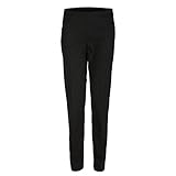 SLIM-SATION Women’s Pull-On Straight Leg Pants with Pockets – Tummy Control Stretch Dress Pants for Work, Golf & Casual Wear