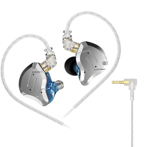 Image of KZ ZS10 Pro in-Ear Monitor Earphone Hybrid Driver Setup IEM (4 Balanced Armature+1 Dynamic Driver) 2Pin 0.75mm Connector, Detachable Cable, 3.5mm Gold Plated Plug for Singers, Musician (No Mic)