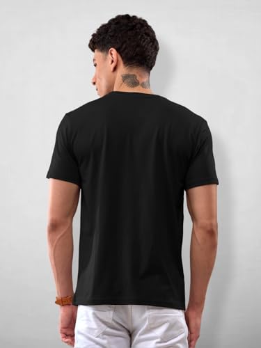 Image of Lux Nitro Cotton Round Neck T-Shirt for Men | Half Sleeve | Regular Fit | Comfortable Everyday Casual Wear